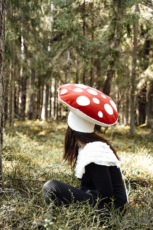 red mushroom costume